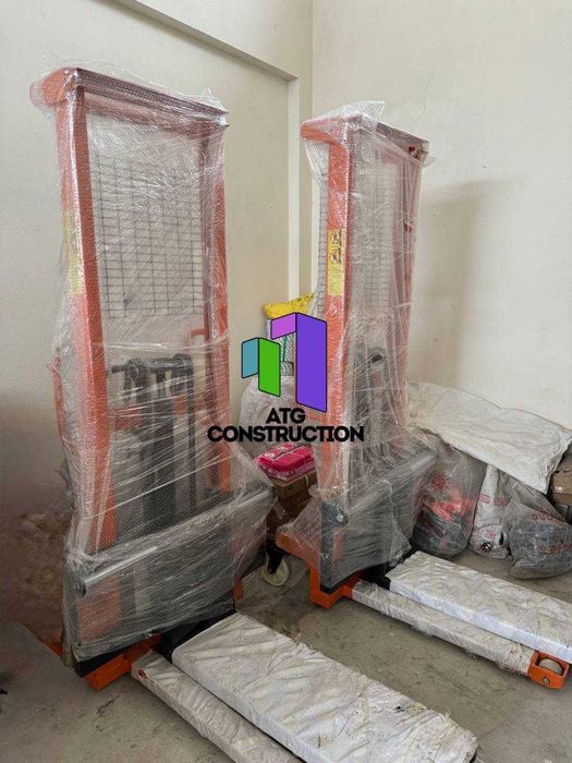 Штабелер 1 тонна ручной гидравлический, под европоддон, 1.6м