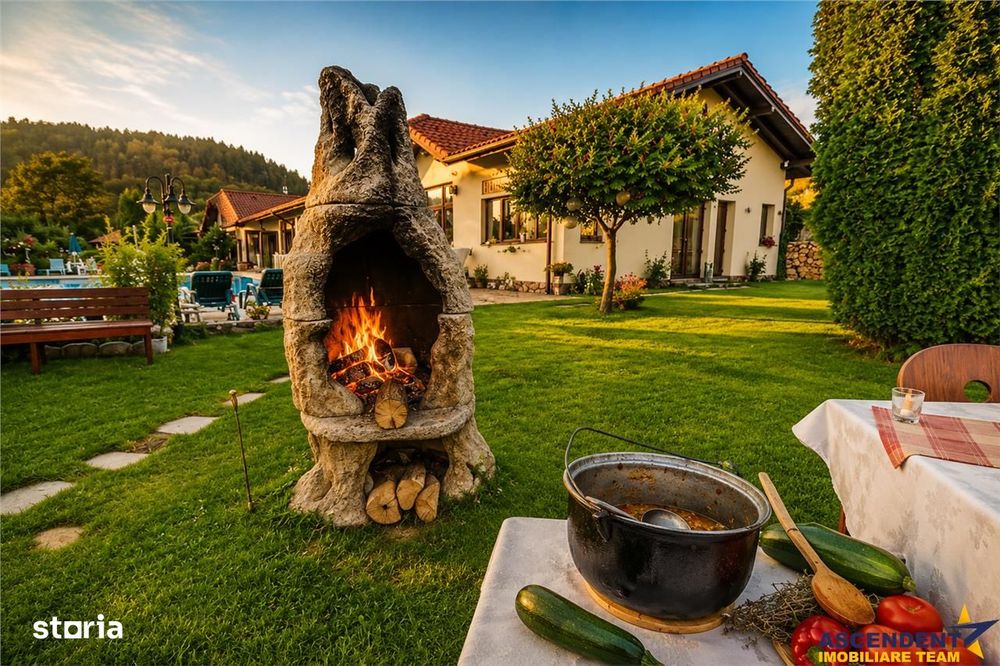 Hotel 3* + Pensiune 4*, piscina, teren tenis, 6.200mp parc privat +, S