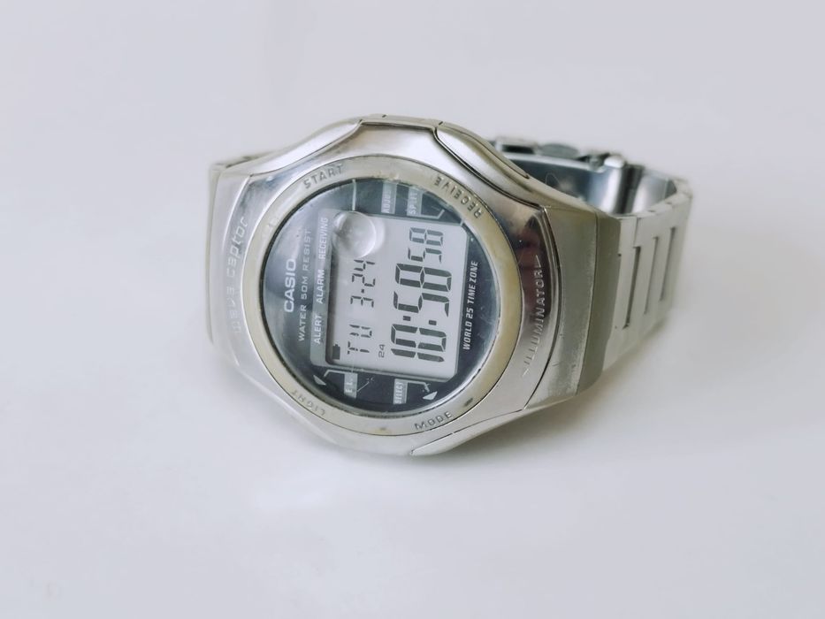 Ceas vechi Casio Wave Ceptor WV-56h, modul 2586, copii
