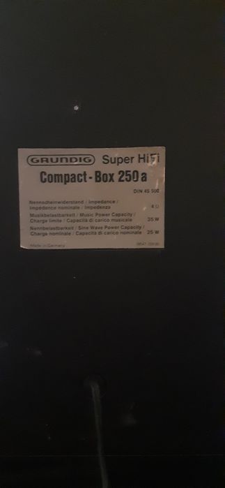 Boxe Technics  Magnat  Grundig