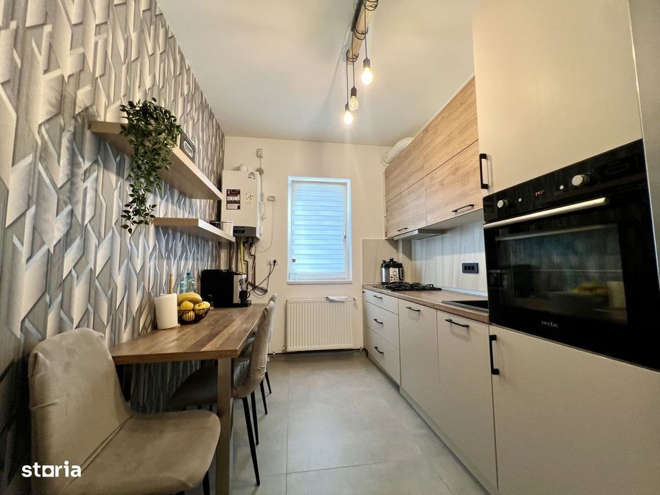 Apartament 2 camere, 51 mp, etaj 2, mobilat modern - Braytim