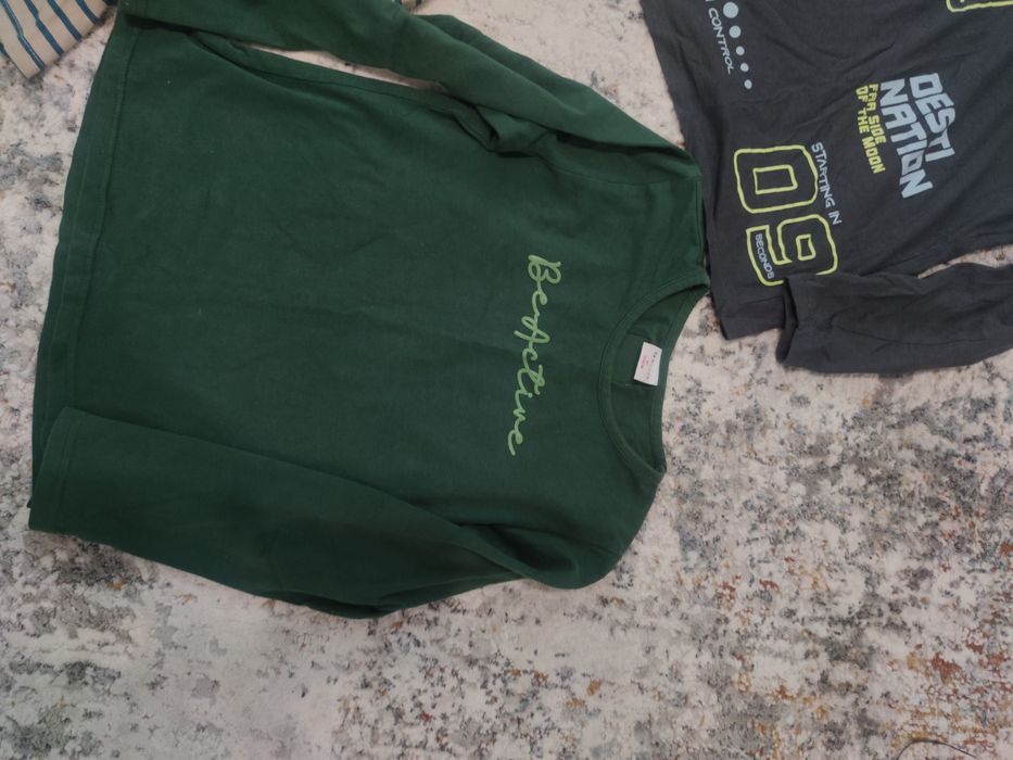 Всичко за 15 лв! Блузи с дълъг ръкав- 128 см. 7/8 г.