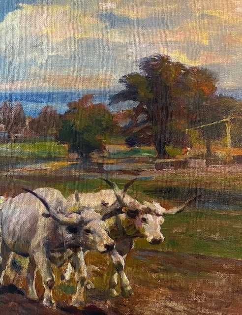 IMPECABIL! Tablou DE COLECTIE, Vechi, Mare 80x60cm+Rama, semnat Cserna Károly (1867-1944)