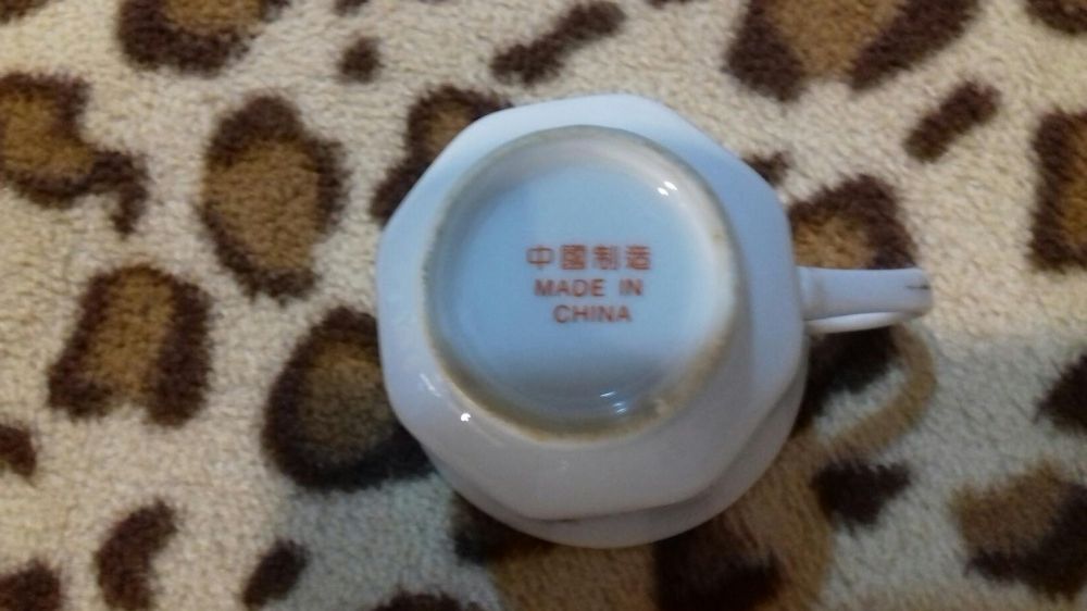 Set 6 cești cafea model floral