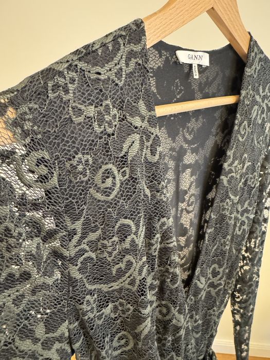 GANNI дантелена рокля