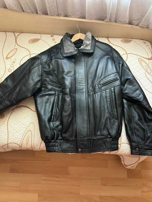 Мъжко яке от естествена кожа