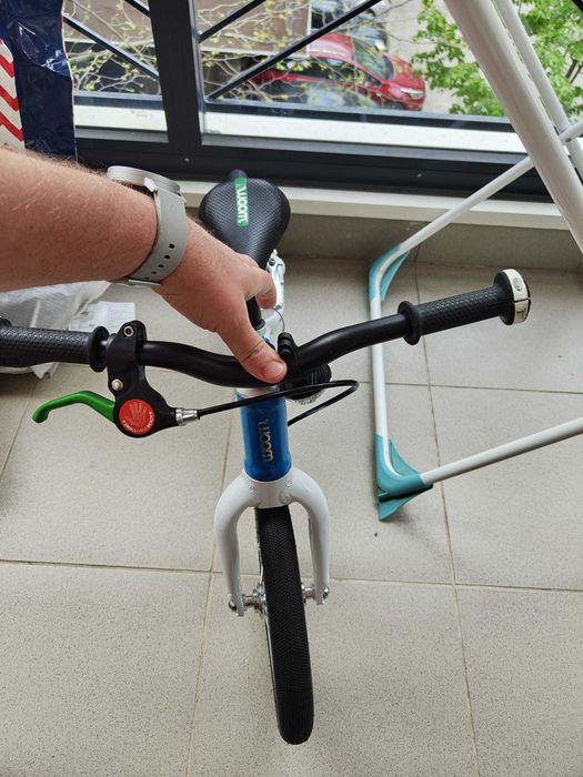 Vand Bicicleta Woom 1 + Casca XS Woom Albastra 1200 Ron stare f buna