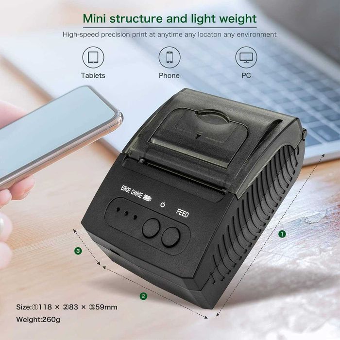 Bluetooth принтер за касови бележки