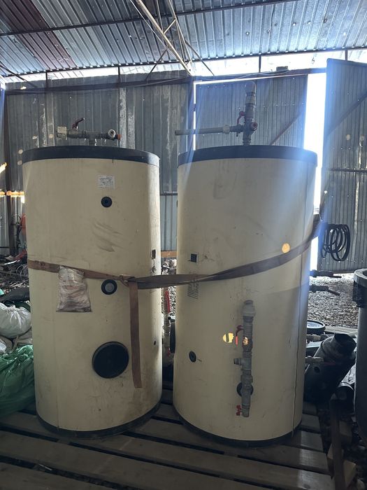 Vand boiler 2 serpentine solar 800l puffer