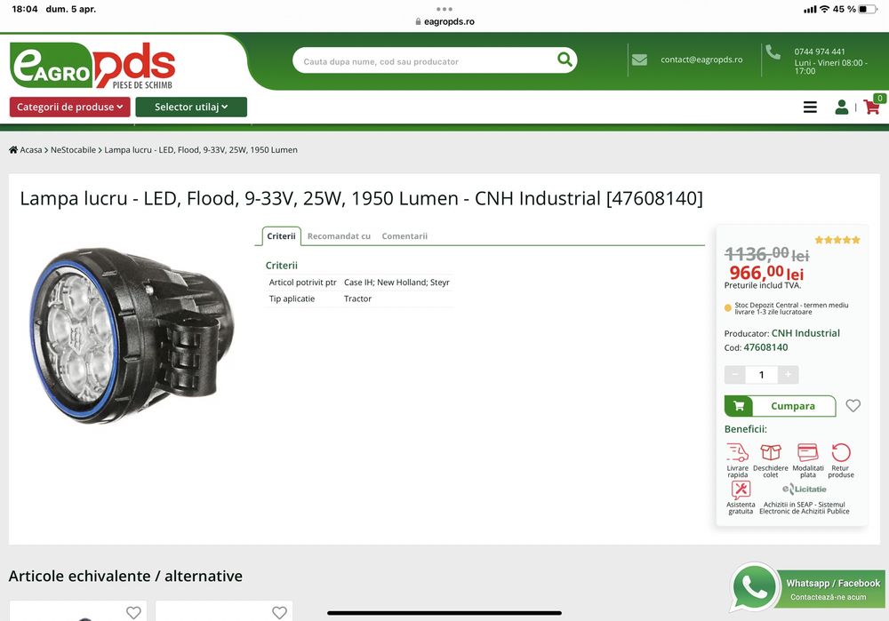 Proiectoare Weldex - 9-36 V