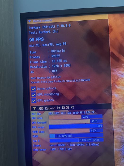 Gaming Pc Rx 5600 XT / 16GB DDR4 / SSD / Windows 11 PRO
