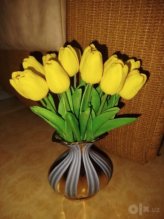 Тюльпаны жёлтые искусственные