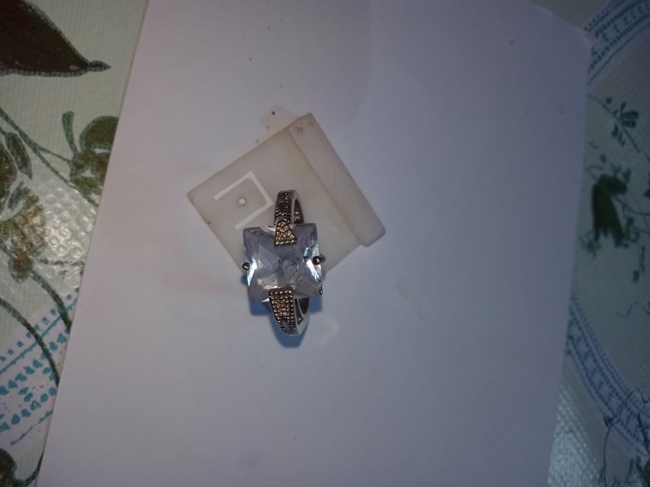 Кольца серебро 925 пробы с цирконием