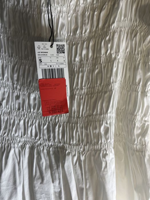 Новое белое платье