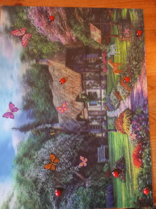 Peisaj mirific ,autentic ,personalizat,3D,ideal pentru -cadou .