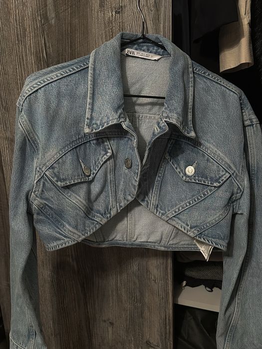 Укороченная джинсовая куртка Zara