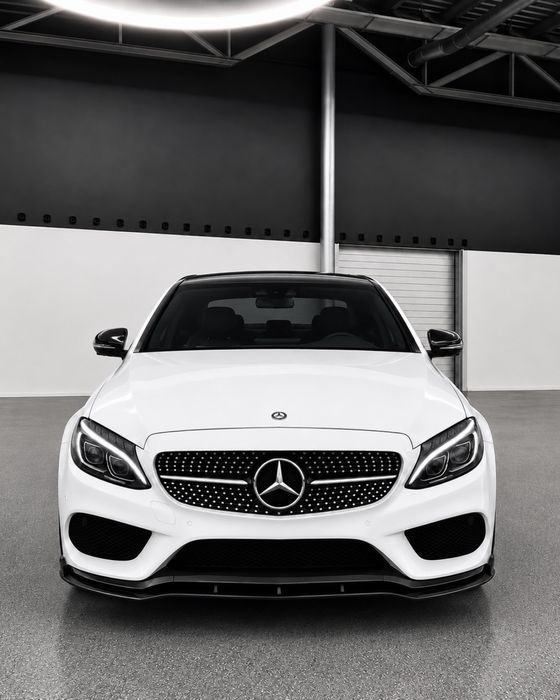 Решетка Black Diamond Mercedes C-Class W205/S205 AMG-Line Pre-facelift (2014-2018)
