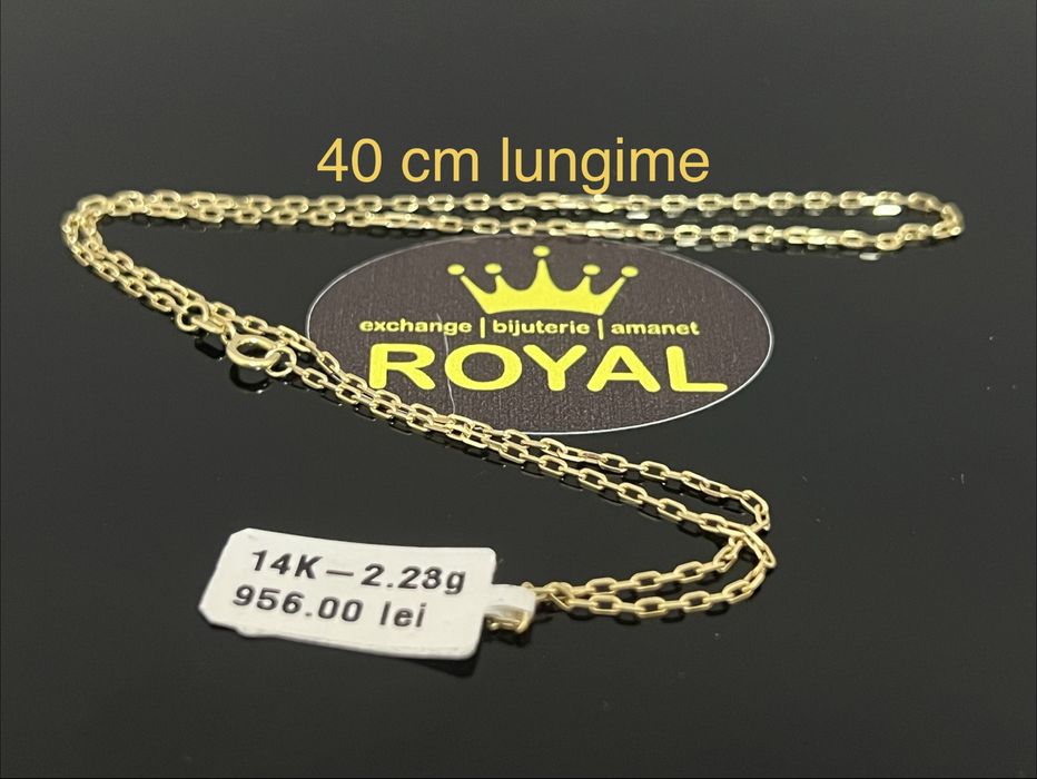 Bijuteria Royal CB : Lant aur 14K 585  2,23 grame