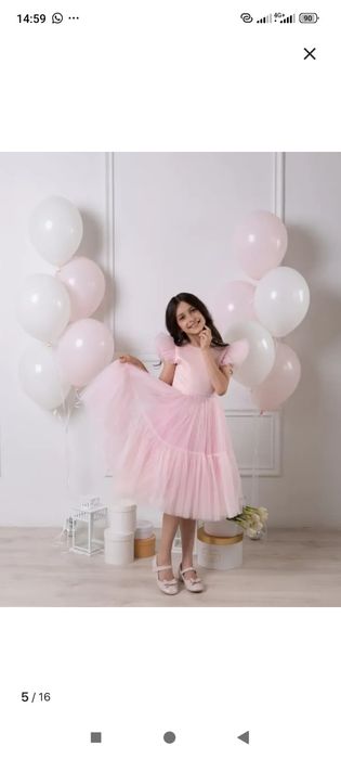 Пышное праздничное платье для девочки