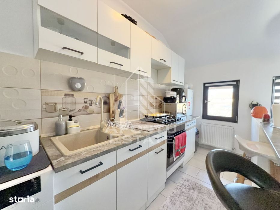 Apartament cu 2 camere complet mobilat si utilat la etajul 1 in Giroc
