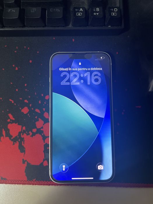 vand iphone 14 simplu 128 gb , 87% sanatate la baterie