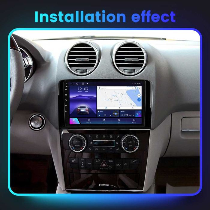 Navigatie Android 14 Mercedes ML W164 2005 - 2012 1/8 Gb CarPlay