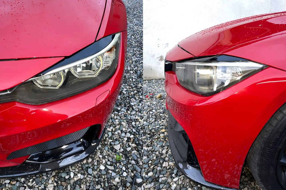 Гаранция! Нови Висококачествени Вежди за Фарове за BMW F30 и F31