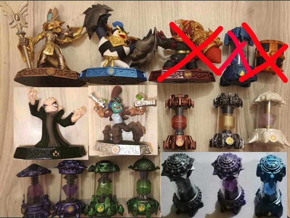 Skylanders la bucata,lot sau schimb aprox 200 figurine, portale,jocuri