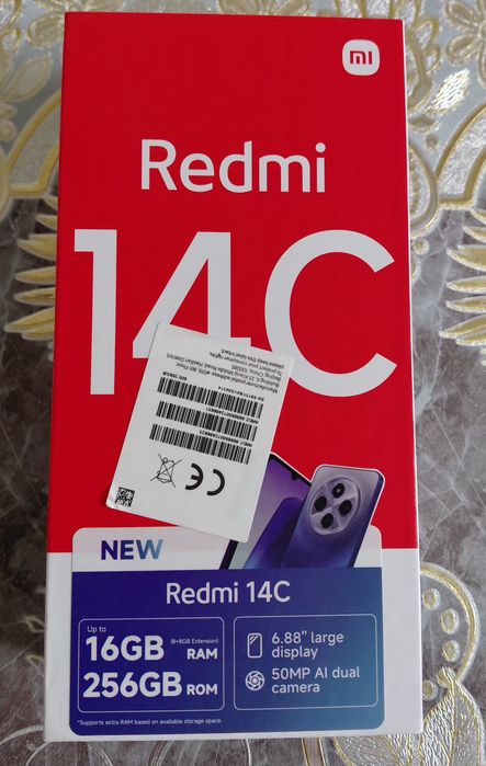 Redmi 14 c 1 yil garantiyasi bor