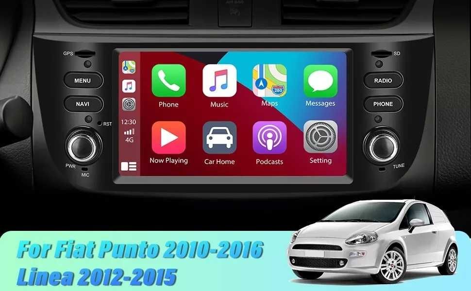 Мултимедия за Fiat Punto Навигация Двоен дин дисплей плеър Android GPS