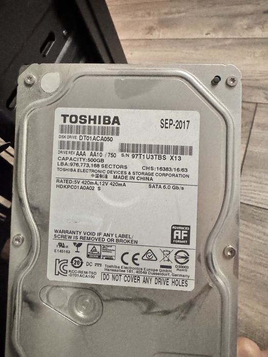 Компьютер в черном корпусе (полная комплектация)