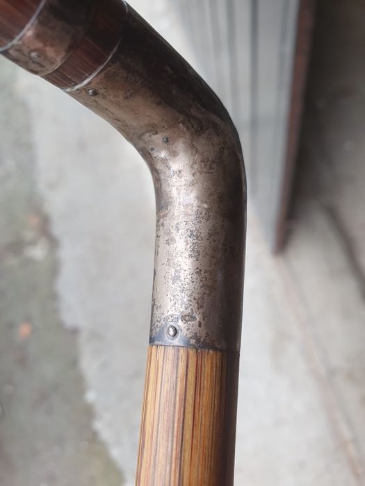 Baston vechi cu cap din argint