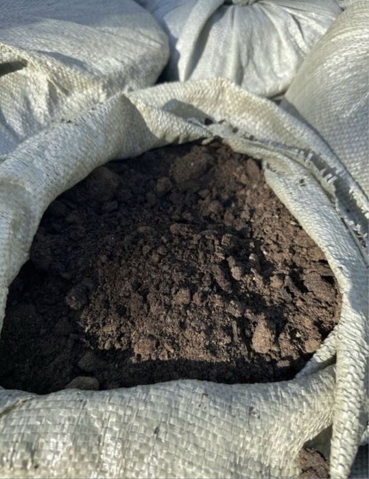 Горный чернозем в мешках