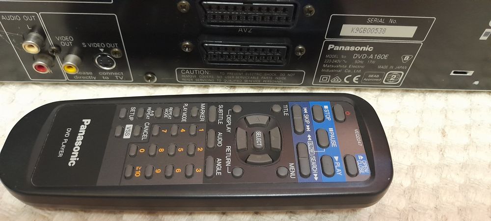 Panasonic DVD-A160 cu telecomandă originală