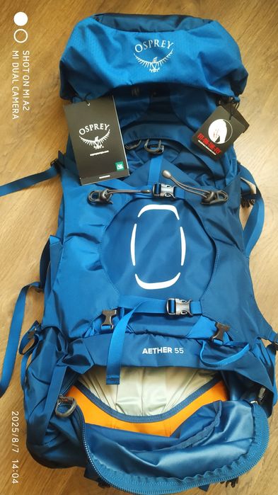 Osprey Aether 55 Deep Water Blue