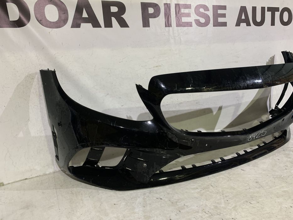 Bara fata Mercedes C-Class AMG, W205, facelift, 2018, 2019, 2020, 2021, cod origine OE A2058856002, cu gauri pentru senzori de parcare (6).