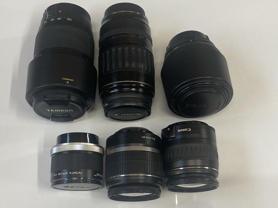 Obiective foto montura Canon