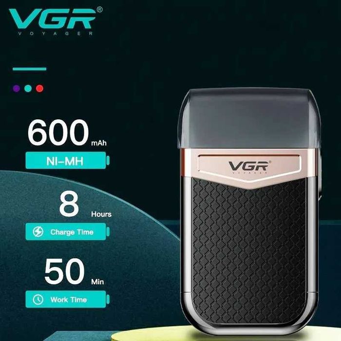 Шейвър Shaver VGR-331, Професионална ел. самобръсначка, Двустранна,