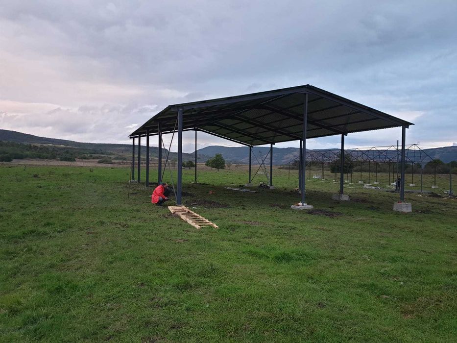 Hale si structuri metalice, agricole, ferme, service, depozit, saivan