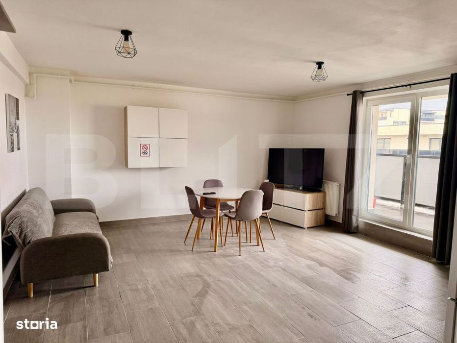 Apartament 2 camere, semidecomandat, pet friendly, Dambu Rotund/Calea