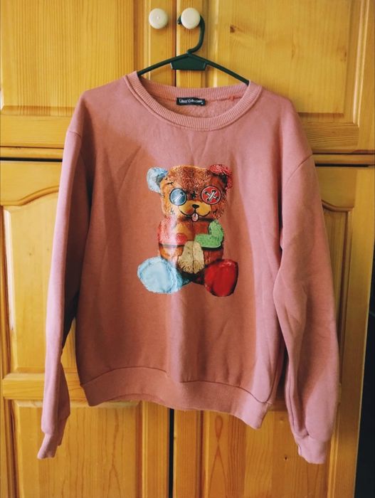 Дамски ватиран екип с мече размер L