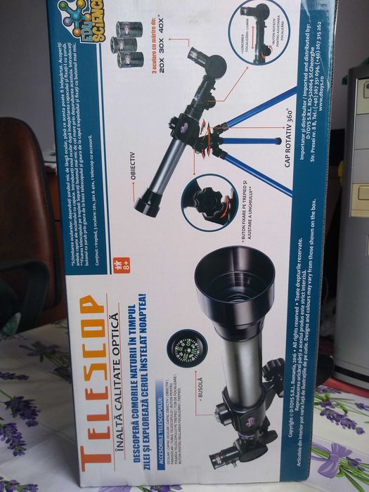 Vând telescop astronomic educațional, 8+ ani