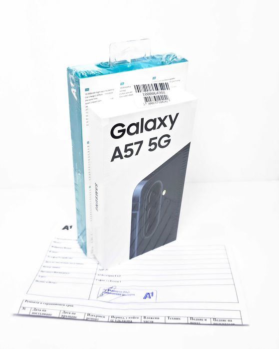 НОВ•Samsung A57 128GB Awesome Navy•Гаранция