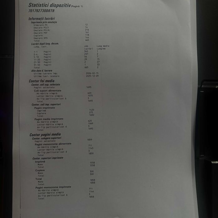 Lexmark MB2442adwe - Multifuncțională Laser Ca Nouă (1.859 pagini]