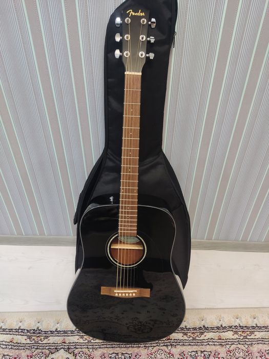 Акустическая гитара fender cd-60 dreadnought металл струны