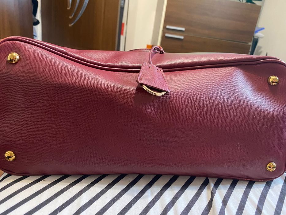 Geanta Prada Galleria leather handbag