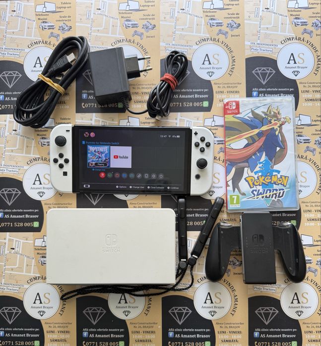 Consola Nintendo Switch Oled impecabil