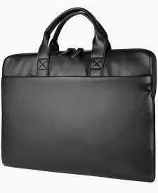 Сумка для ноутбука 15,6" #9902-3 Экокожа Black+/