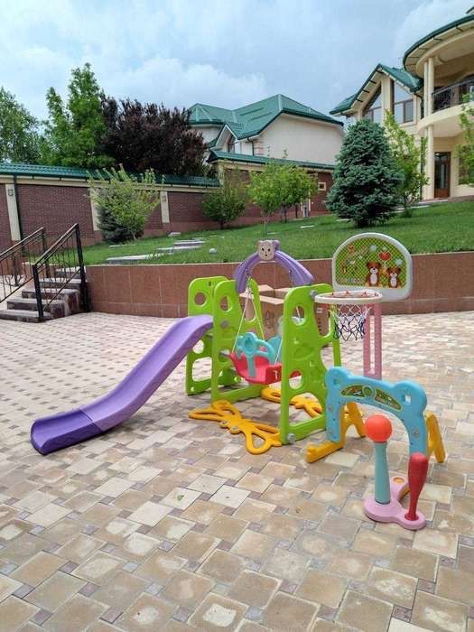 Детская горка качели игровая площадка 3в1 | Новое в коробке!