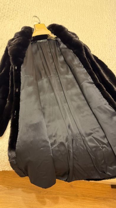 #123 Палто от норка.Blackglama.Italy.. Естествена кожа с косъм.